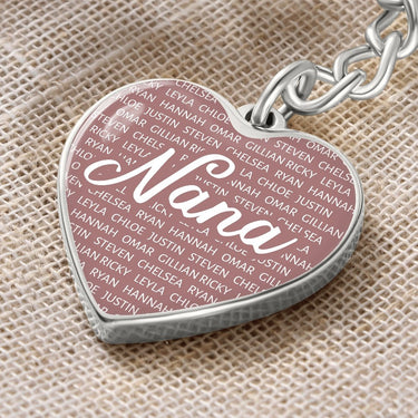Matching Heart Keychain - Love You This Much